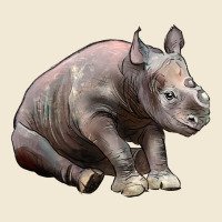 Baby Rhino Illustrations Premium Tee | Teevron