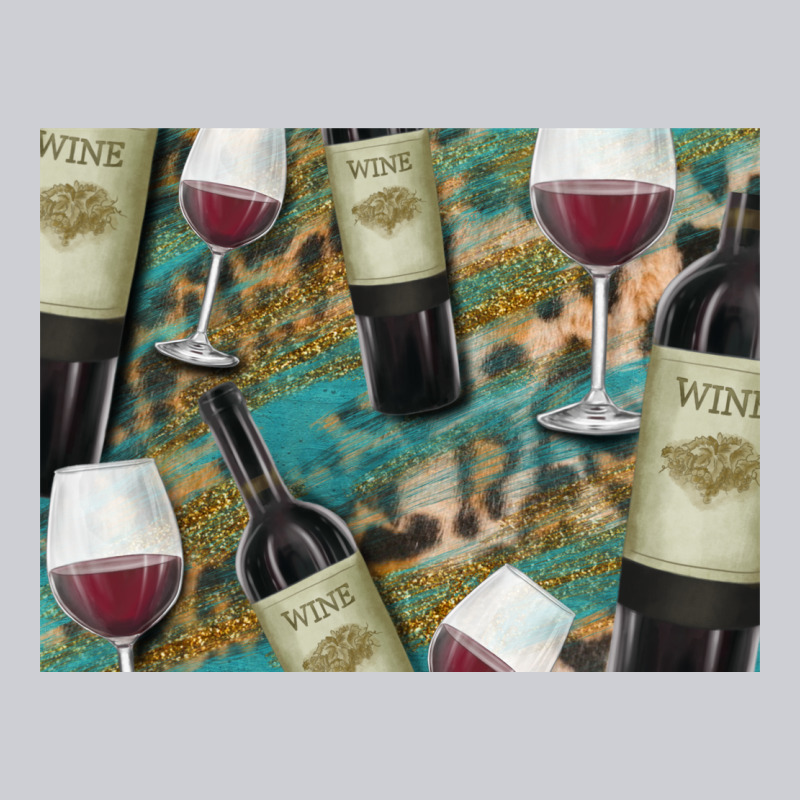 California Wine With Leopard Background Heavyweight Sweatshirt by Bettercallsaul | Teevron