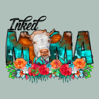Inked Mama Flowers Cow Heavyweight Hoodie | Teevron