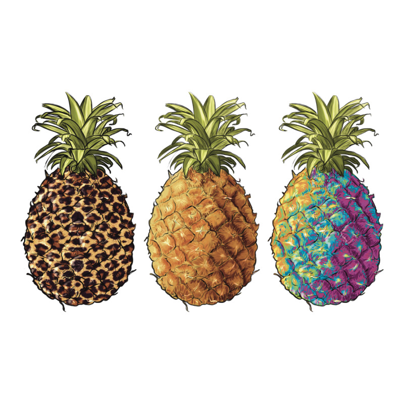 Pineapples Leopard Tie Dye Summer Ladies Tee by Artiststas | Teevron