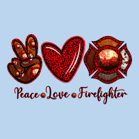 Peace Love Firefighter Classic Tee | Teevron