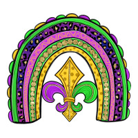 mardi gras fleur de lis rainbow | Teevron