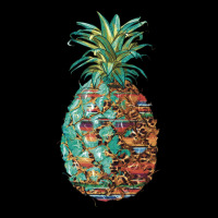 Pineapple Leopar Turquoise Serape Summer Ladies Tee | Teevron