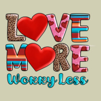 Love More Worry Less Heavy Core Tee | Teevron