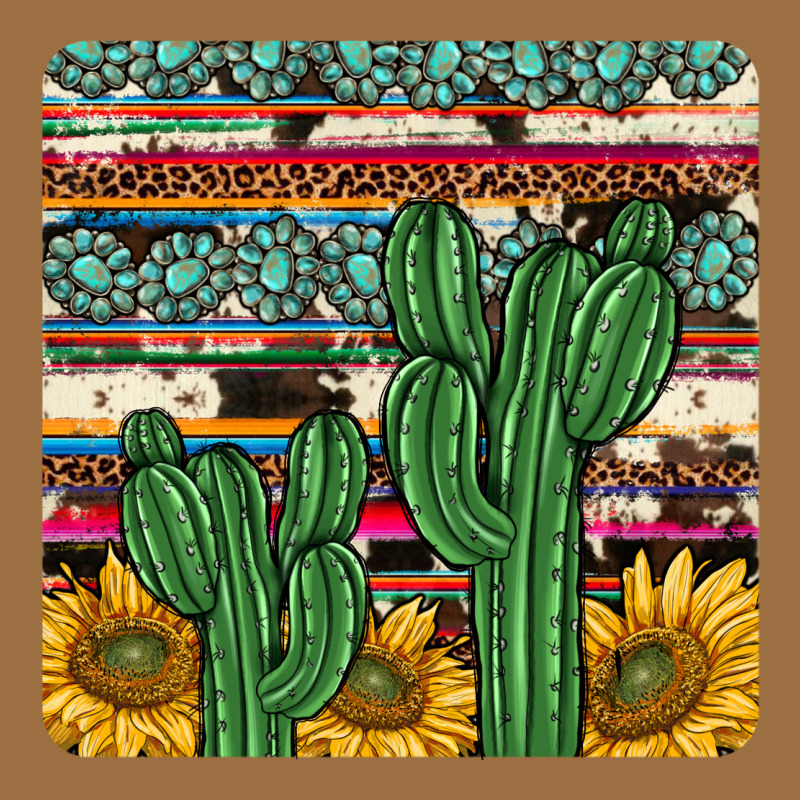 Cactus Sunflower Coaster Vintage Tee by JahusDesignShop | Teevron