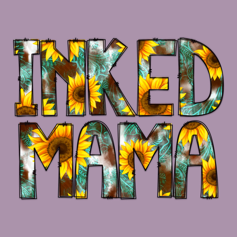 Inked Mama Flowers Heavyweight Hoodie by CowCowDesign | Teevron