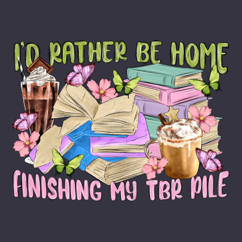 Id Rather Be Home Finishing My Tbr Pile Vintage Hoodie by MaliasSmallBusiness | Teevron