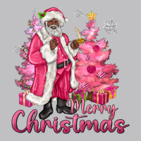 Pink Merry Christmas Black Santa Classic Tee | Teevron
