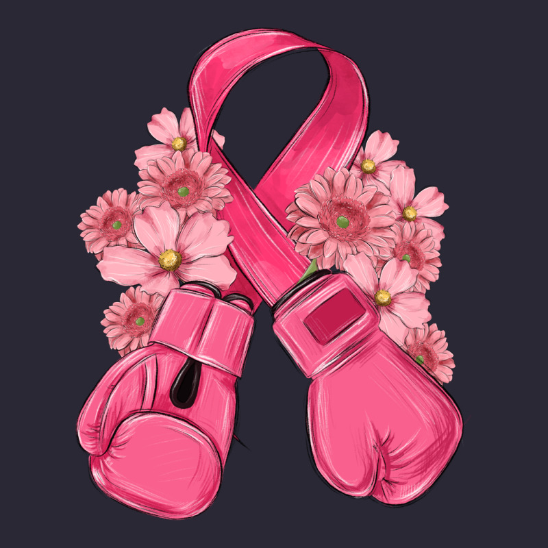Breast Cancer With Boxing Gloves Vintage Tee by MaliasSmallBusiness | Teevron