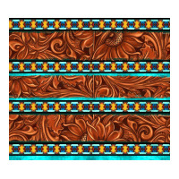 tooled leather and aztec | Teevron