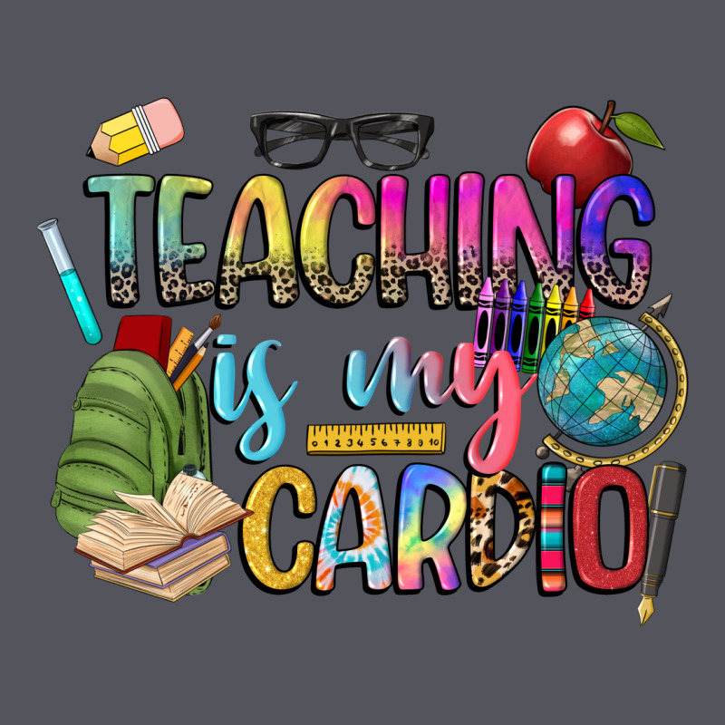 Teaching Is My Cardio Vintage Hoodie by NancyCooperArtShop | Teevron