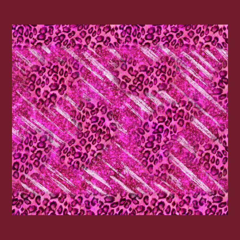 Pink Glitter With Leopard Pattern Zipper Hoodie by TumblerDesignByShophia | Teevron