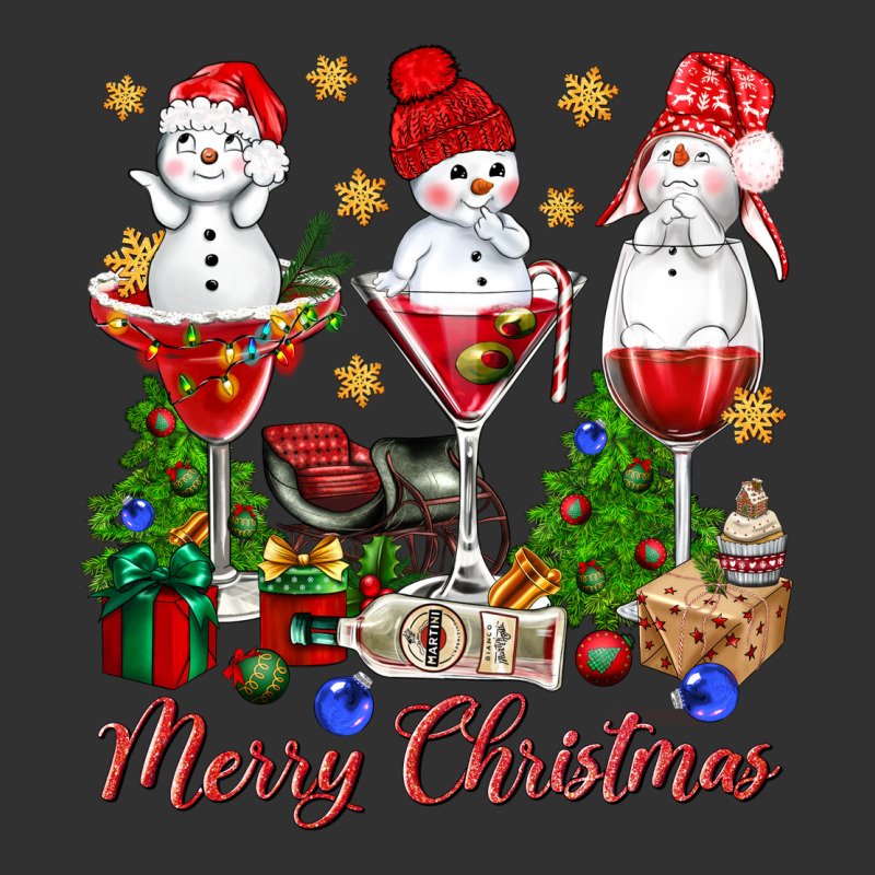 Merry Christmas Wine And Cocktails Urban Heavy Tee by NancyCooperArtShop | Teevron