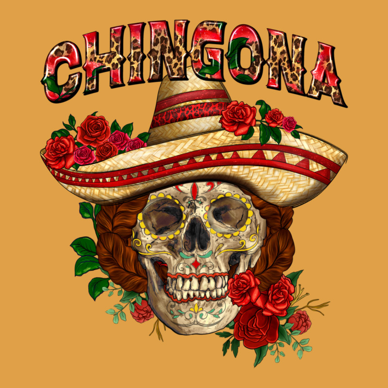 Chingona With Roses Mexico Premium Hoodie by HowdyJamesFarm | Teevron