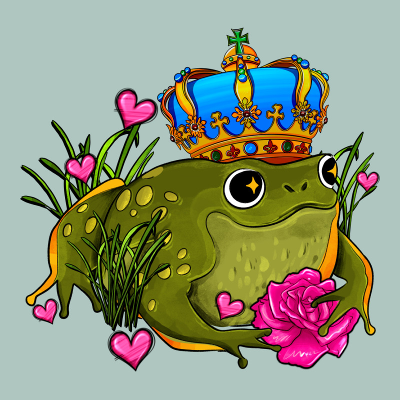 Valentines Day Frog Prince Olivia Premium Sweatshirt by OliviaCreatesArt | Teevron