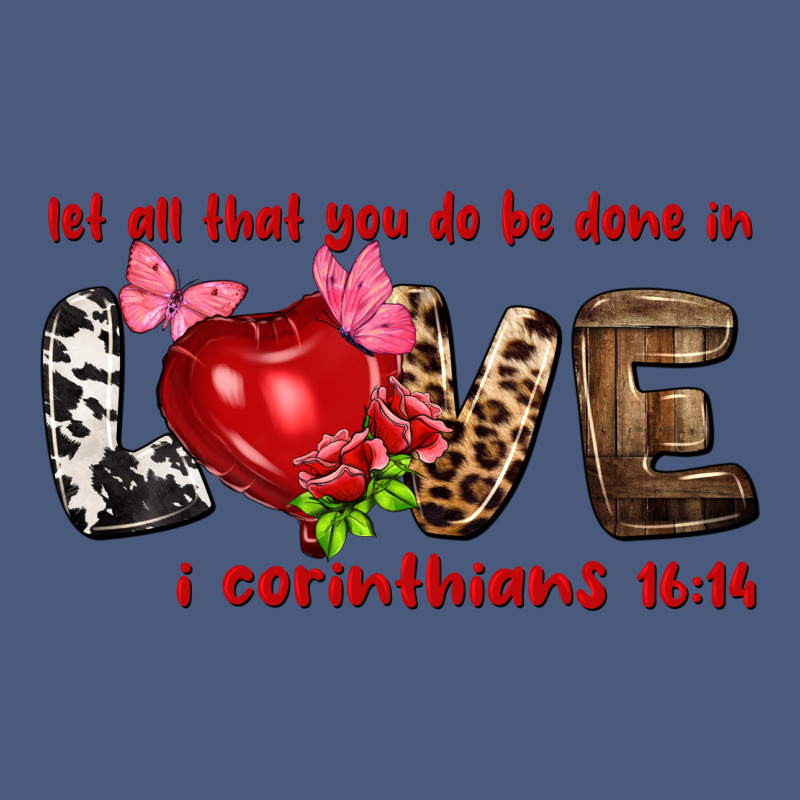 Let All That You Do Be Done In Love I Corinthians Vintage Hoodie by NancyCooperArtShop | Teevron
