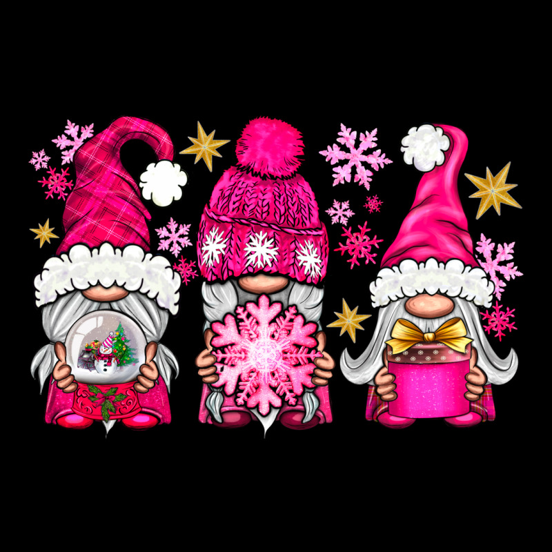 Pink Christmas Winter Gnomes Urban Heavy Tee by NancyCooperArtShop | Teevron