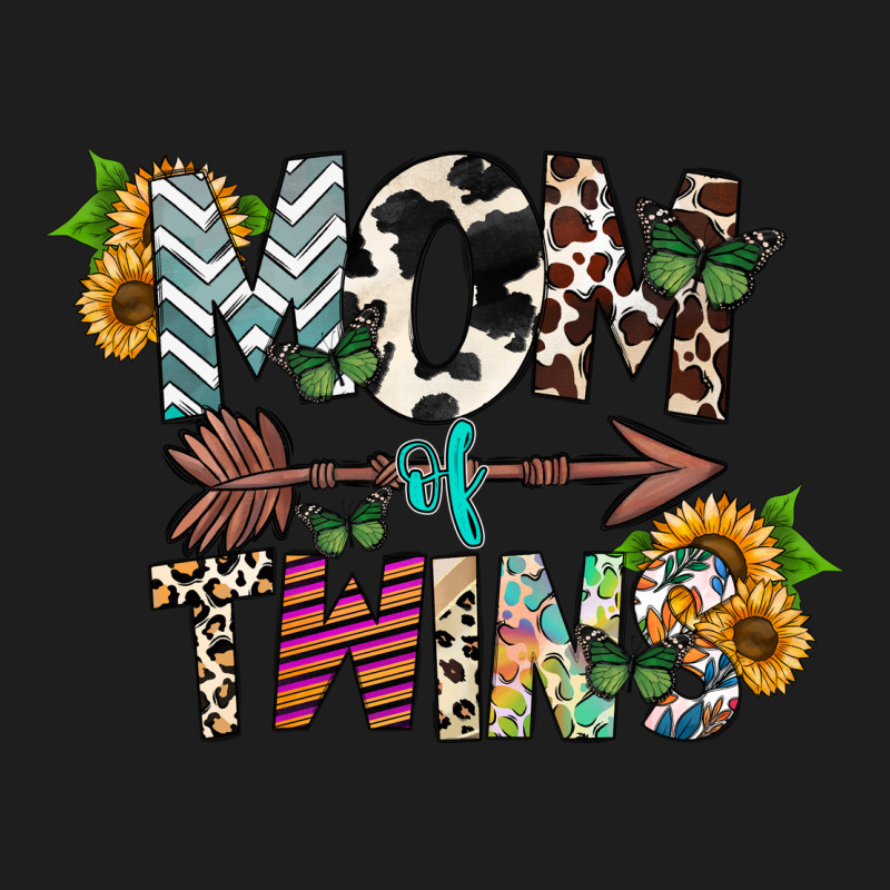 Mom Of Twins Classic Tee by CowhideDigitalArt | Teevron