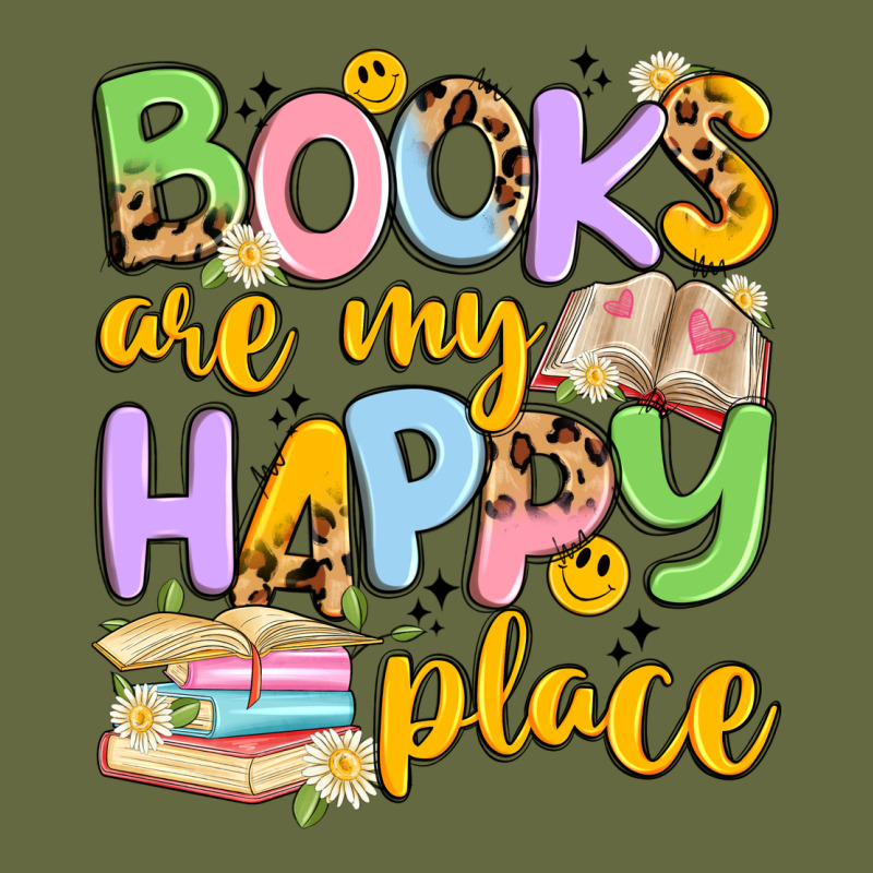 Books Are My Happy Place Long Sleeve Tee by Artiststas | Teevron