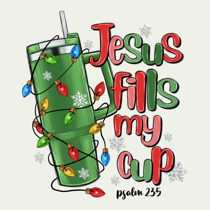 Jesus Fills My Cup Psalm 25 5 Urban Heavy Tee by MaliasSmallBusiness | Teevron