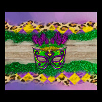 Mardi Gras Mask Heavy Core Tee | Teevron
