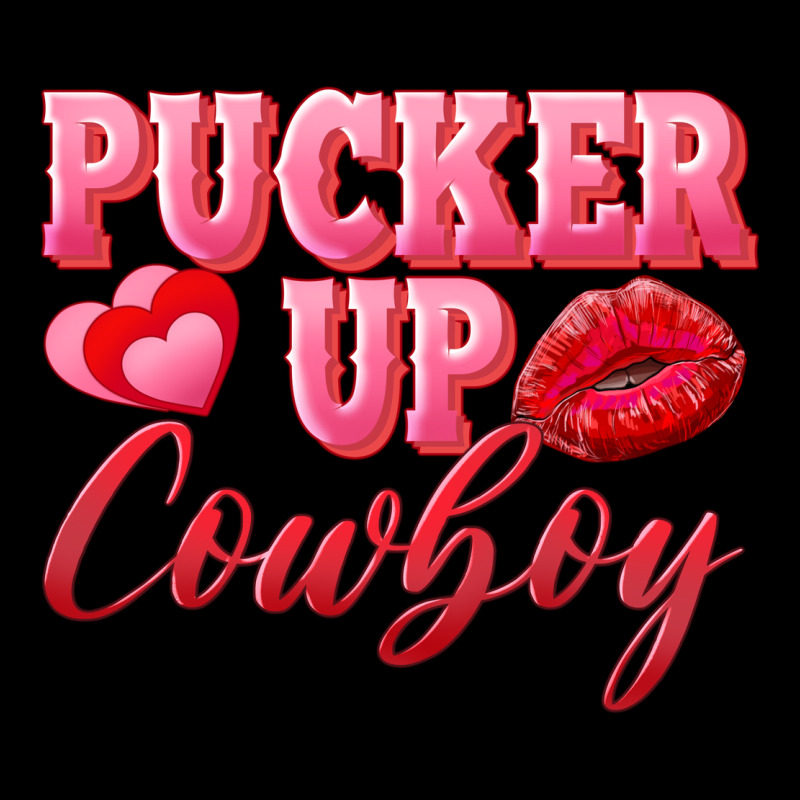 Pucker Up Cowboy Ladies Tee by AdoDesignShop | Teevron