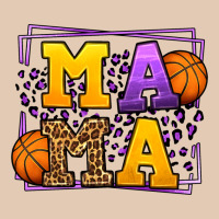 Purple And Gold Basketball Leopard Frame Mama Urban Hoodie | Teevron