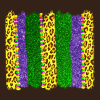 Mardi Gras Leopard Brushstrokes Heavy Core Tee | Teevron