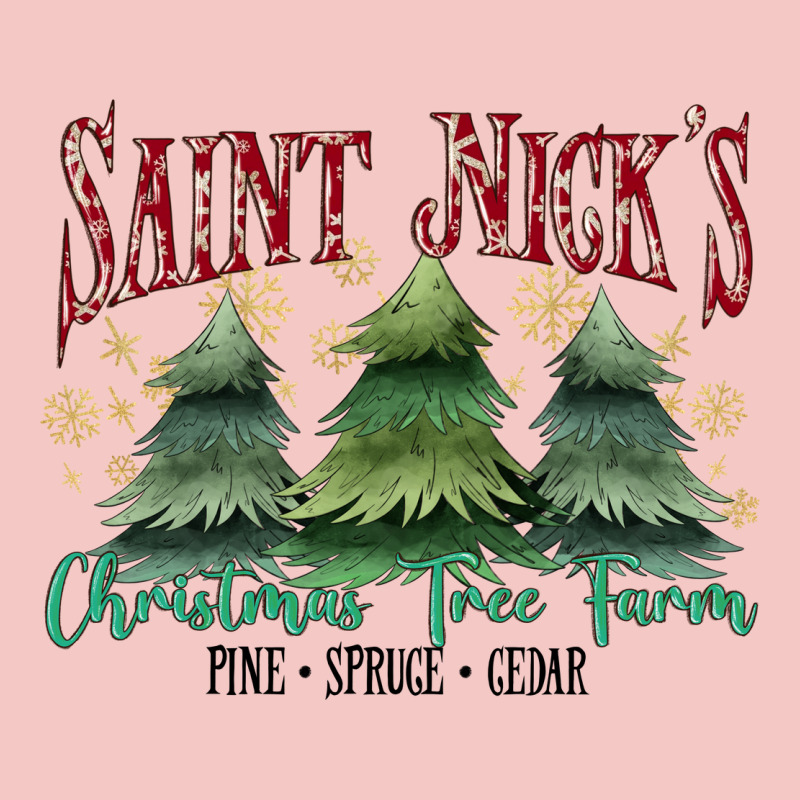 Saint Nick's Christmas Tree Farm Urban Heavy Tee by MaliasSmallBusiness | Teevron