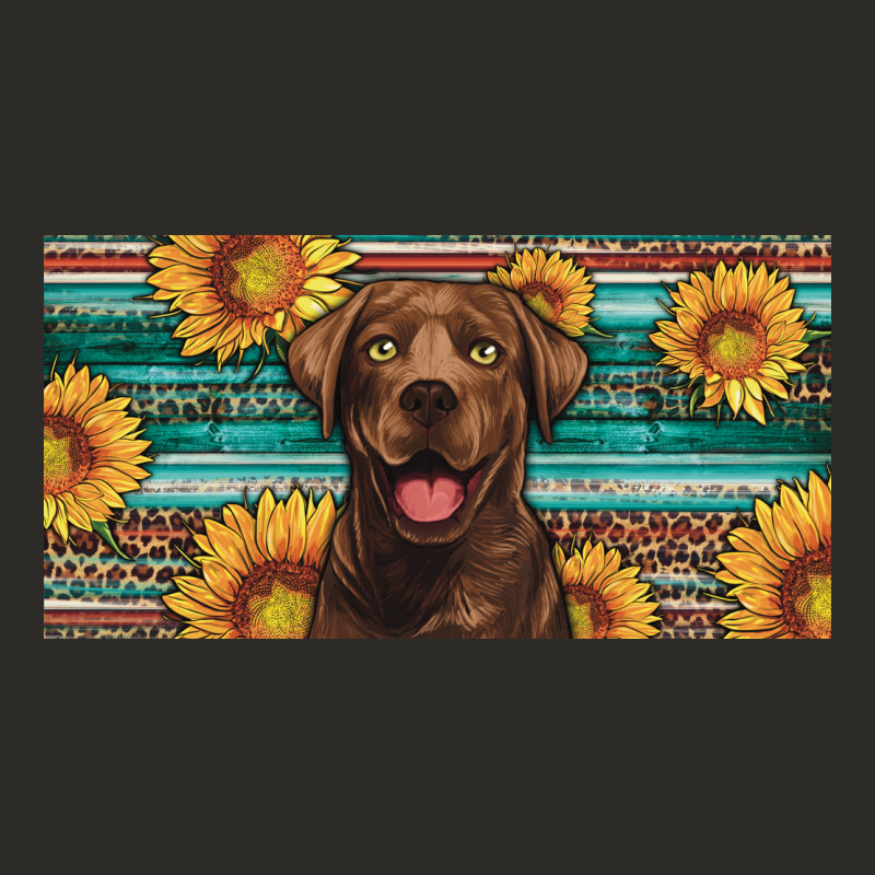 Western Chocolate Labrador License Plate Heavy Core Tee by Artiststas | Teevron