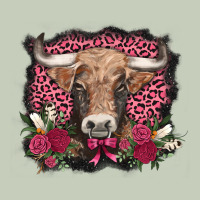 V.d. Cow And Roses Ladies Tee | Teevron