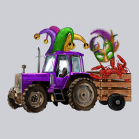 Mardi Gras Mask Crawfish Farm Tractor Heavyweight Sweatshirt | Teevron