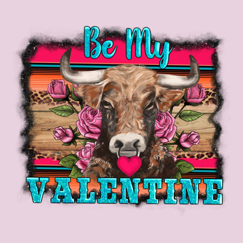 Be My Valentine With Cow Ladies Tee by AdoDesignShop | Teevron