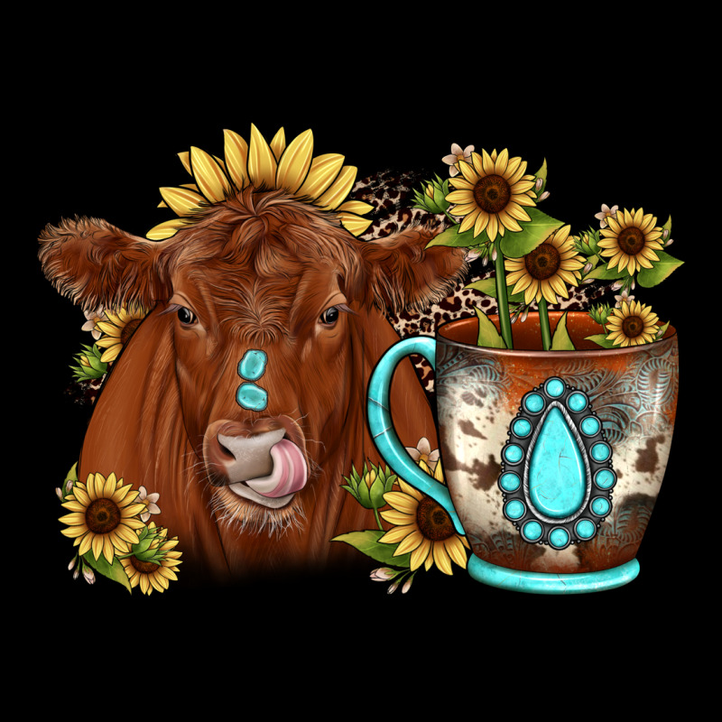 Sunflower Coffee Cup Red Angus Gemstone Premium Tee by JahusDesignShop | Teevron