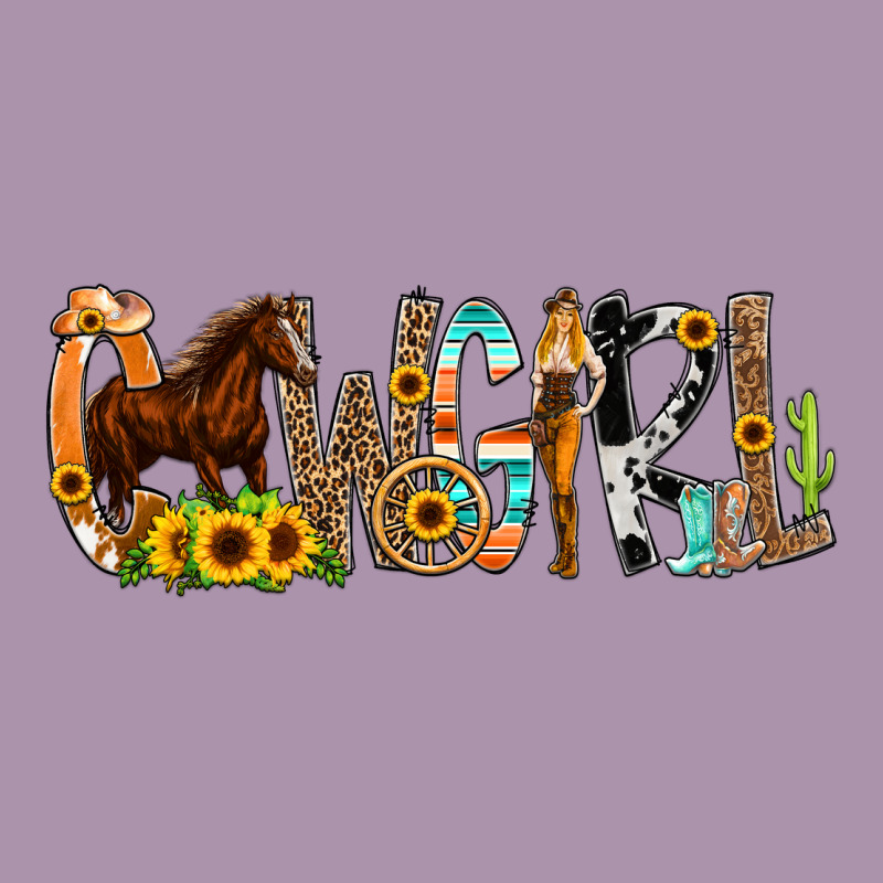 Cowgirl Horse Min Heavyweight Hoodie by CowCowDesign | Teevron