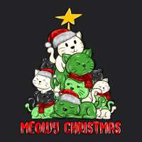 Meowy Christmas Cat Tree Vintage Tee | Teevron