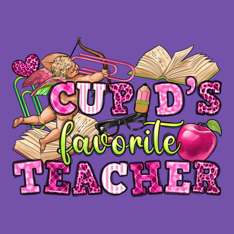 Cupid's Favorite Teacher Premium Sweatshirt by OliviaCreatesArt | Teevron
