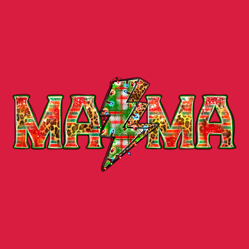 Mama Christmas Lightning Bolt Mother's Day Premium Hoodie by HowdyJamesFarm | Teevron