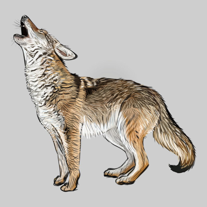 Howling Coyote Premium Tee by LillyAllenDesigns | Teevron