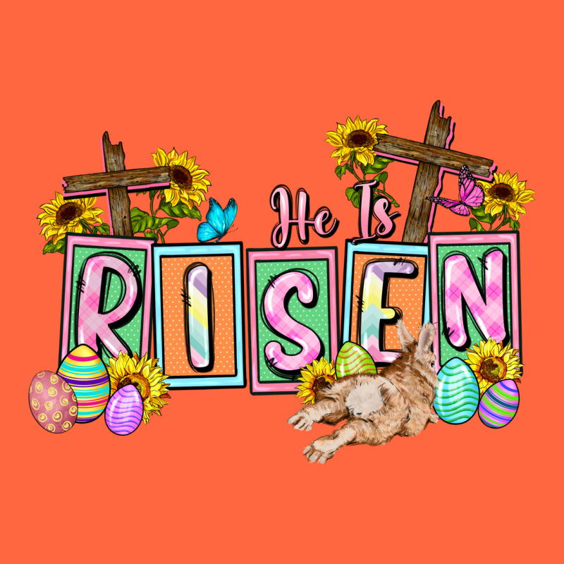 He Is Risen Easter  Easter Day Premium Hoodie by CowGirlArtShop | Teevron