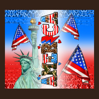 American Flag  And America Heavy Core Tee | Teevron