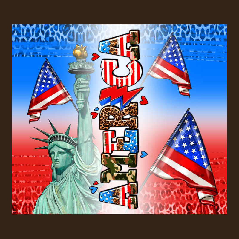 American Flag  And America Heavy Core Tee by AdoDesignShop | Teevron