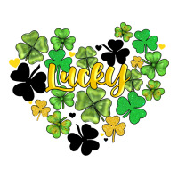 lucky heart shaped clover | Teevron