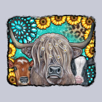 Cows Glitter Turquoise Leopard Sunflowers Heavyweight Hoodie | Teevron