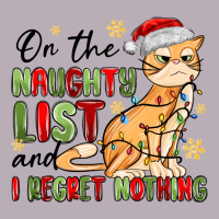 On The Naughty List And I Regret Nothing Vintage Tee | Teevron