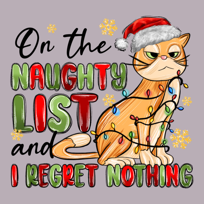 On The Naughty List And I Regret Nothing Vintage Tee by MaliasSmallBusiness | Teevron