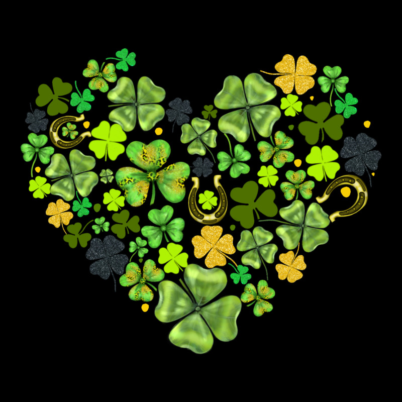 Heart Shaped Clover Heavy Core Tee by AdoDesignShop | Teevron