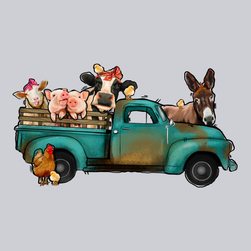 Farm Animals Truck Heavyweight Sweatshirt by Bettercallsaul | Teevron