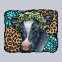Floral Cow Leopard Gemstone Heavyweight Hoodie | Teevron