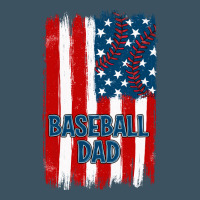 Baseball Dad American Flag Urban Heavy Tee | Teevron